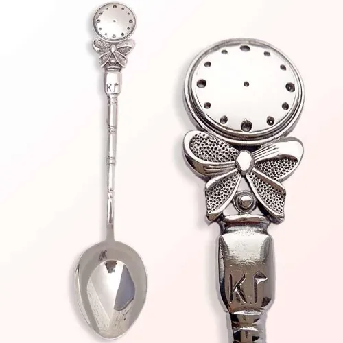 НЧ24 Ложка Часы,  Серебро 925