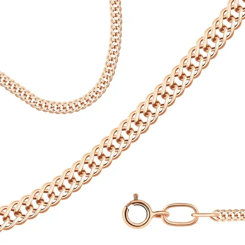 Цепочка Золото 585, плетение Ромб, 8035153-40