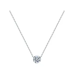 Колье,  Серебро 925, Фианит ZSN 7