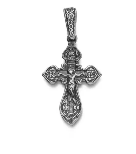 Подвеска крест, Серебро 925, 05