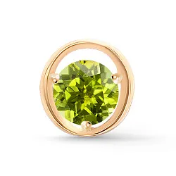 Подвеска фантазийная,  Золото 585, Хризолит П120-5149Хр Подвеска фантазийная,  Золото 585, Хризолит П120-5149Хр