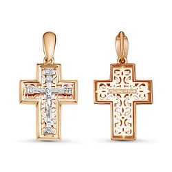 Подвеска крест, Золото 585 080597 Подвеска крест, Золото 585 080597