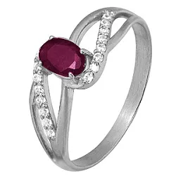 Кольцо Серебро 925, Корунд 3987003129л-10 Кольцо Серебро 925, Корунд 3987003129л-10