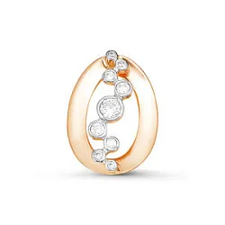 Подвеска фантазийная,  Золото 585, Фианит 035329 Подвеска фантазийная,  Золото 585, Фианит 035329