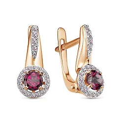 Серьги, Золото 585, Александрит 2667908 1 15 1