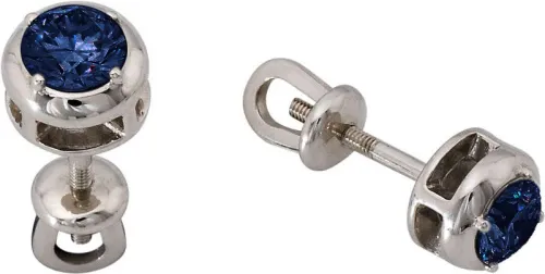 Серьги пусеты-гвоздики, Золото 585, 168521ю