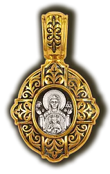 Иконка нательная,  Серебро 925 08334 Иконка нательная,  Серебро 925 08334