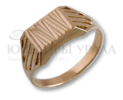 Кольцо мужское (печатка). Золото 585, 1201959A00 Кольцо мужское (печатка). Золото 585, 1201959A00