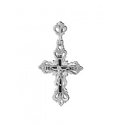 Подвеска крест, Серебро 925, Эмаль п1007р