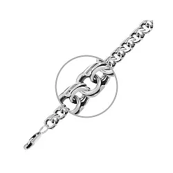 Цепочка Серебро 925, плетение Бисмарк 1550