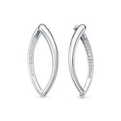 Серьги, Серебро 925, Фианит Z2-10457