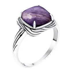 Кольцо Серебро 925, Чароит 1310465802 Кольцо Серебро 925, Чароит 1310465802