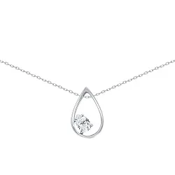 Колье,  Серебро 925, Фианит 90-69-0046-00