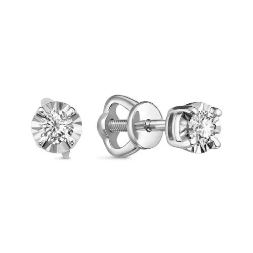 Серьги пусеты-гвоздики, Золото 585, С03409-220