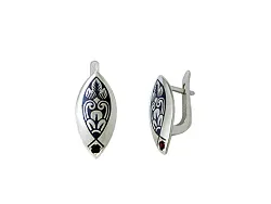 Серьги, Серебро 925, Гранат 10030906А05