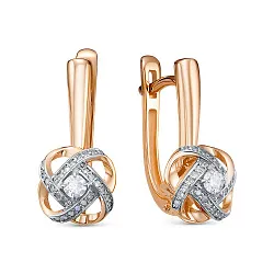 Серьги, Золото 585, Бриллиант 5-6238-103-2К