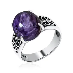 Кольцо Серебро 925, Чароит 1310460993 Кольцо Серебро 925, Чароит 1310460993