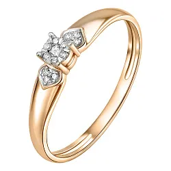 Кольцо Золото 585, Бриллиант 84-41R01411-X0DD