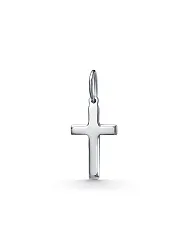 Подвеска крест, Серебро 925 1-00007 Подвеска крест, Серебро 925 1-00007