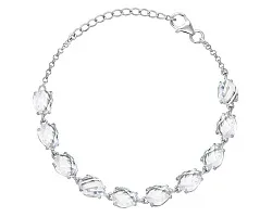 Браслет фантазийный Серебро 925 
 , Хрусталь горный 656579 Браслет фантазийный Серебро 925 
 , Хрусталь горный 656579