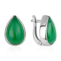 Серьги, Серебро 925, Агат 2340396373-60