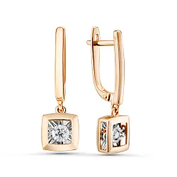 Серьги, Золото 585, Бриллиант 02-11-5704-11-00 Серьги, Золото 585, Бриллиант 02-11-5704-11-00