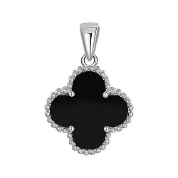 Подвеска фантазийная,  Серебро 925, Агат MVP 1-18