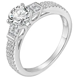 Кольцо Серебро 925, Фианит MCR 38