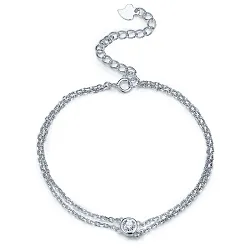 Браслет фантазийный Серебро 925 
 , Фианит LLB 541 Браслет фантазийный Серебро 925 
 , Фианит LLB 541