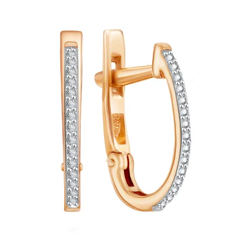 Серьги, Золото 585, 01-52-0026-00