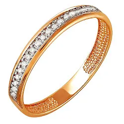 Кольцо Золото 585, Фианит 1175207 1 1 1