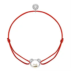 Браслет фантазийный Серебро 925 
 , Фианит 4350205241л Браслет фантазийный Серебро 925 
 , Фианит 4350205241л