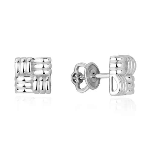 Серьги пусеты-гвоздики, Серебро 925, 2340405662