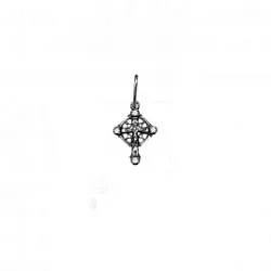 Подвеска крест, Серебро 925, Фианит 23-140р