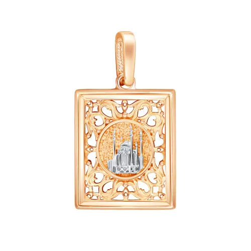 Мусульманская подвеска, Золото 585, 00-63-0199-00
