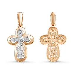 Подвеска крест, Золото 585 080522 Подвеска крест, Золото 585 080522