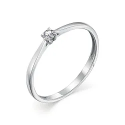 Помолвочное кольцо,  Золото 585, Бриллиант К4110-220