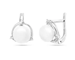 Серьги, Серебро 925, Жемчуг 29087