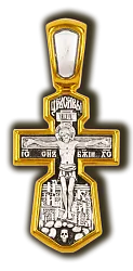 Подвеска крест, Серебро 925 08328 Подвеска крест, Серебро 925 08328