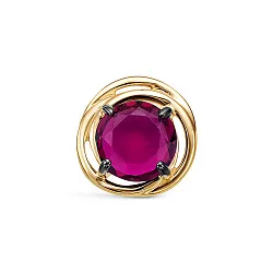 Подвеска фантазийная,  Золото 585, Прочие вставки 330221