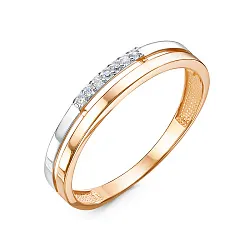 Кольцо Золото 585, Фианит 1105519