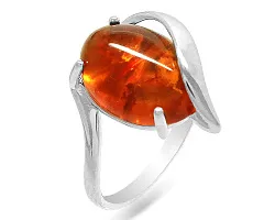 Кольцо Серебро 925, Янтарь 647086