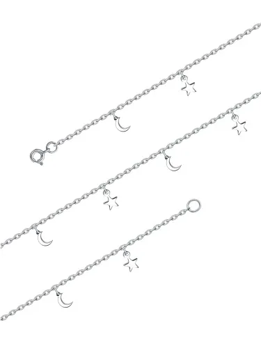 Браслет фантазийный Серебро 925 
 БР-033