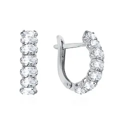 Серьги, Серебро 925, Фианит 2340201723