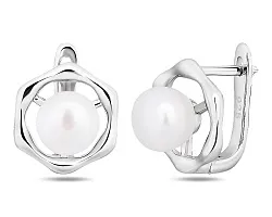 Серьги, Серебро 925, Жемчуг 657367