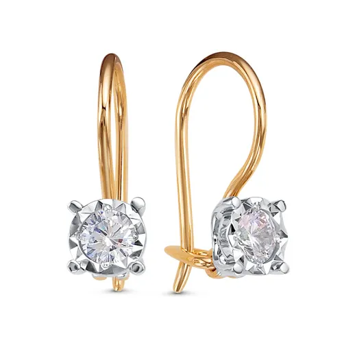 Детские серьги,  Золото 585, 1204432