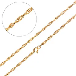 Цепочка Серебро 925, плетение Сингапур СИНп 28