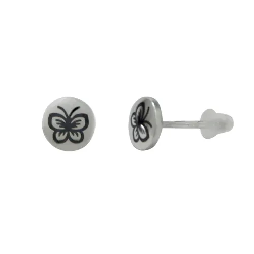 Серьги пусеты-гвоздики, Серебро 925, 10290006В05