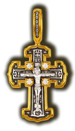 Подвеска крест, Серебро 925, 08272