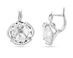 Серьги, Серебро 925, Хрусталь горный 641635